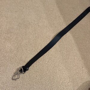 Wild Fable Black Belt with Silver Heart Buckle